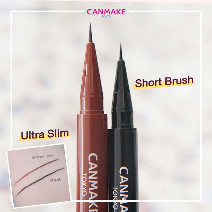 อายไลเนอร์ Canmake Slim Liquid Eyeliner
