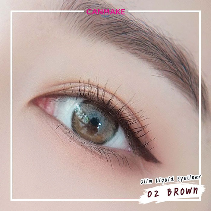 อายไลเนอร์ Canmake Slim Liquid Eyeliner