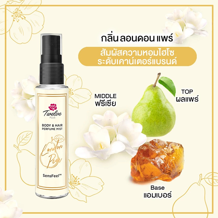 สเปรย์น้ำหอม Twelve plus Perfume Mist London Pear