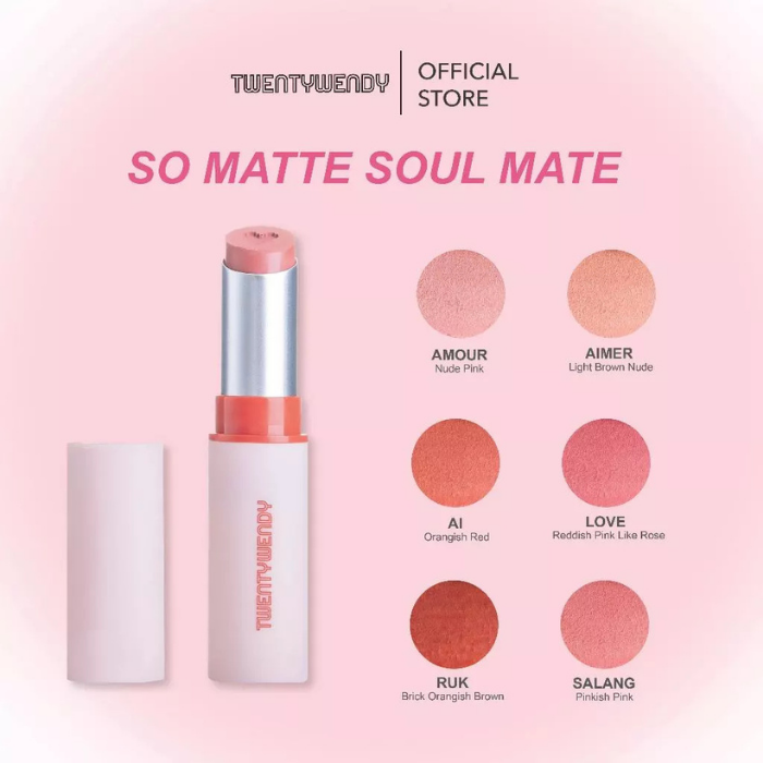 ลิปแมตต์ TWENTYWENDY So Matte Soul Mate