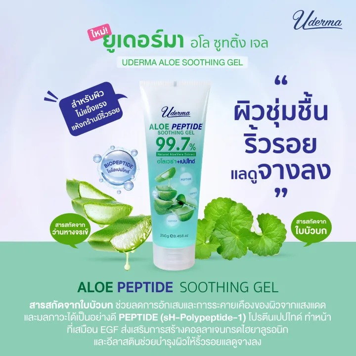 Uderma Aloe Peptide Soothing Gel