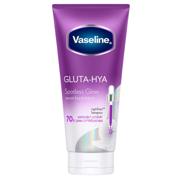โลชั่นบำรุงผิว Vaseline Bright Gluta-Hya Serum Burst Lotion Spotless Glow โลชั่นบำรุงผิว Vaseline Bright Gluta-Hya Serum Burst Lotion Spotless Glow