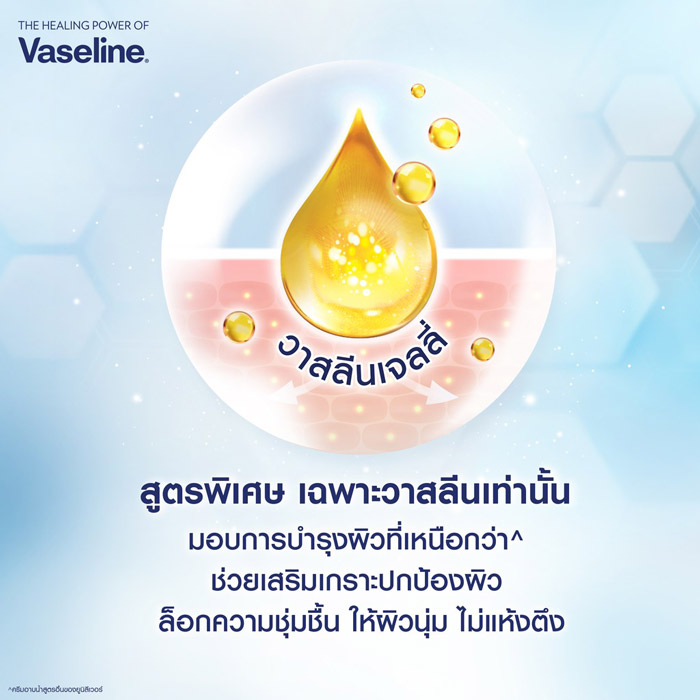 Vaseline Healthy Plus Body Wash ครีมอาบน้ำ