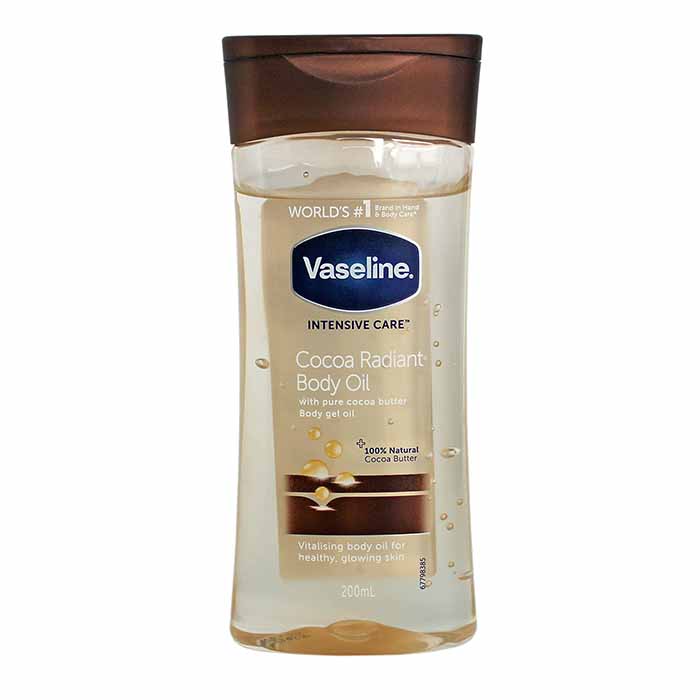 ออยล์บำรุงผิว Vaseline Intensive Care Cocoa Radiant Body Oil