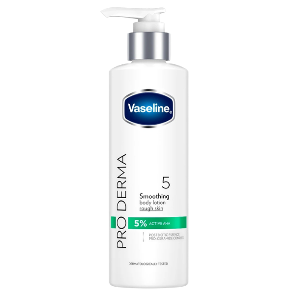 โลชั่นทาผิว Vaseline Pro Derma 5 Smoothing with AHA Body Lotion