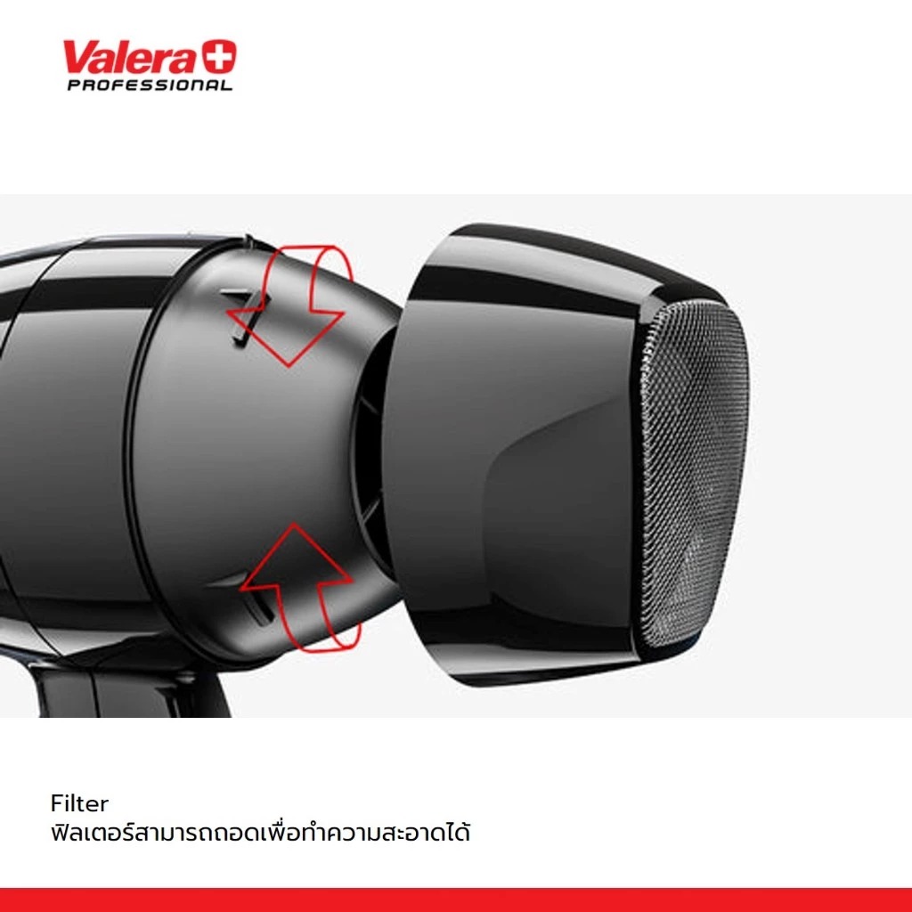 เครื่องเป่าผม Valera Swiss Nano 6300 Light Professional Hairdryer