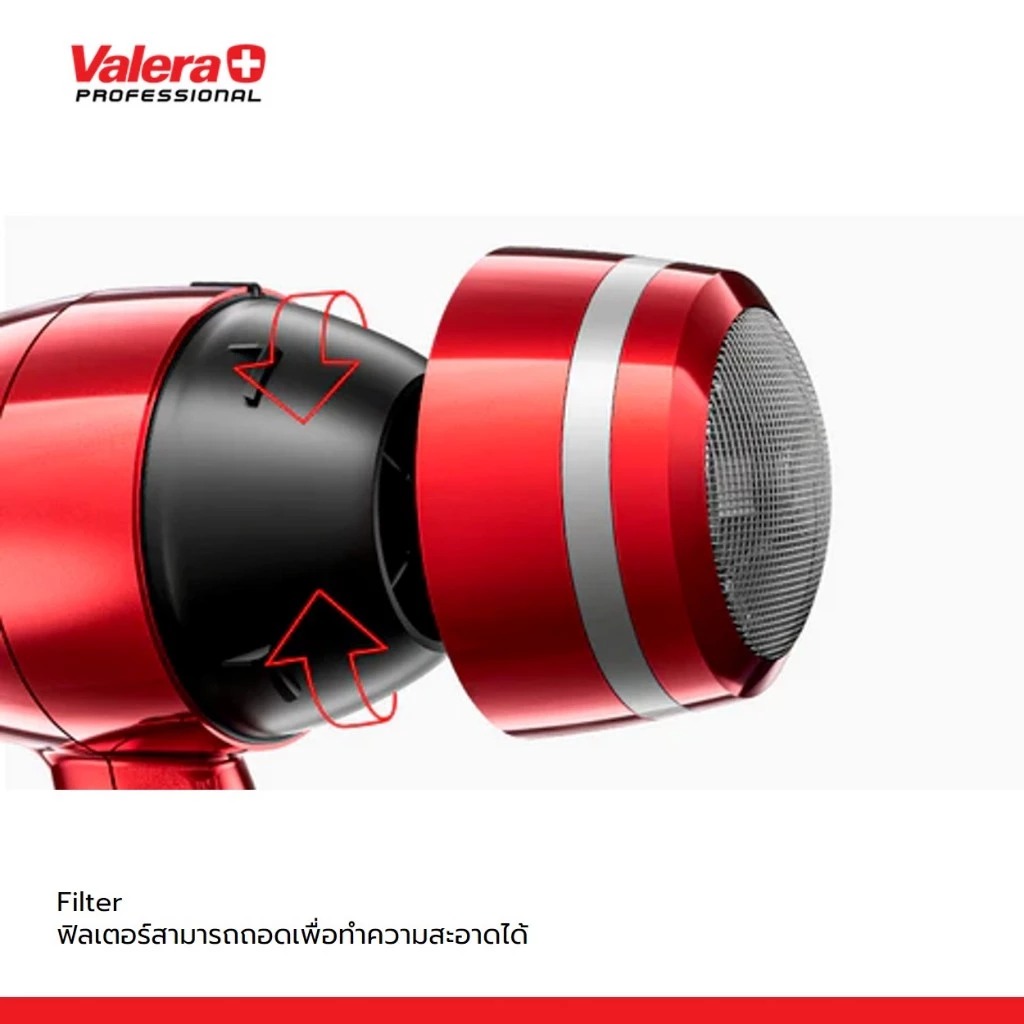 เครื่องเป่าผม Valera Swiss Silent Jet 7500 Light Professional Hairdryer