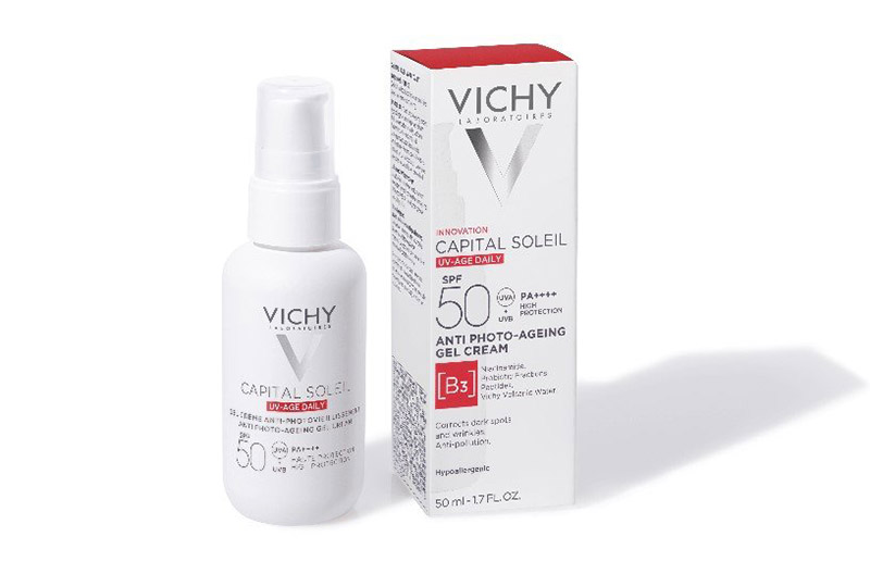 กันแดด ลดริ้วรอย Vichy Capital Soleil UV Age Daily SPF50 PA++++