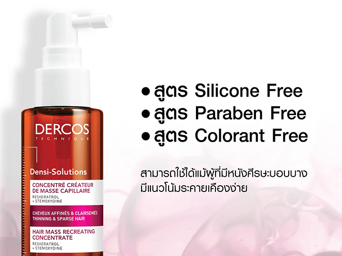 เซรั่ม VICHY Dercos Densi-Solutions Hair Mass Recreating Concentrate 