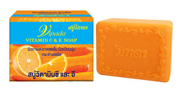 สบู่ก้อน Vipada Vitamin C&E Soap