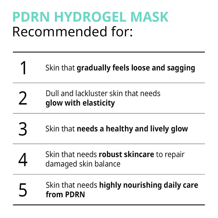 แผ่นมาส์กหน้าไฮโดรเจล VT Cosmetics PDRN Hydrogel Mask แผ่นมาส์กหน้าไฮโดรเจล VT Cosmetics PDRN Hydrogel Mask