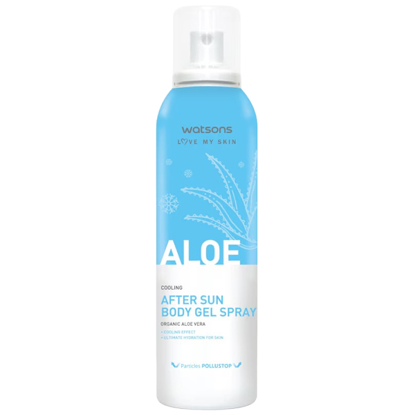 เจลบำรุงผิว Watsons Love My Skin Aloe Cooling After Sun Body Gel Spray