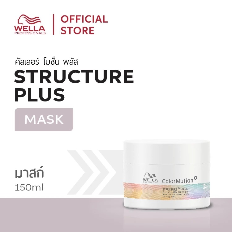 มาส์กบำรุงเส้นผม Wella Professionals ColorMotion+ Structure+ Mask