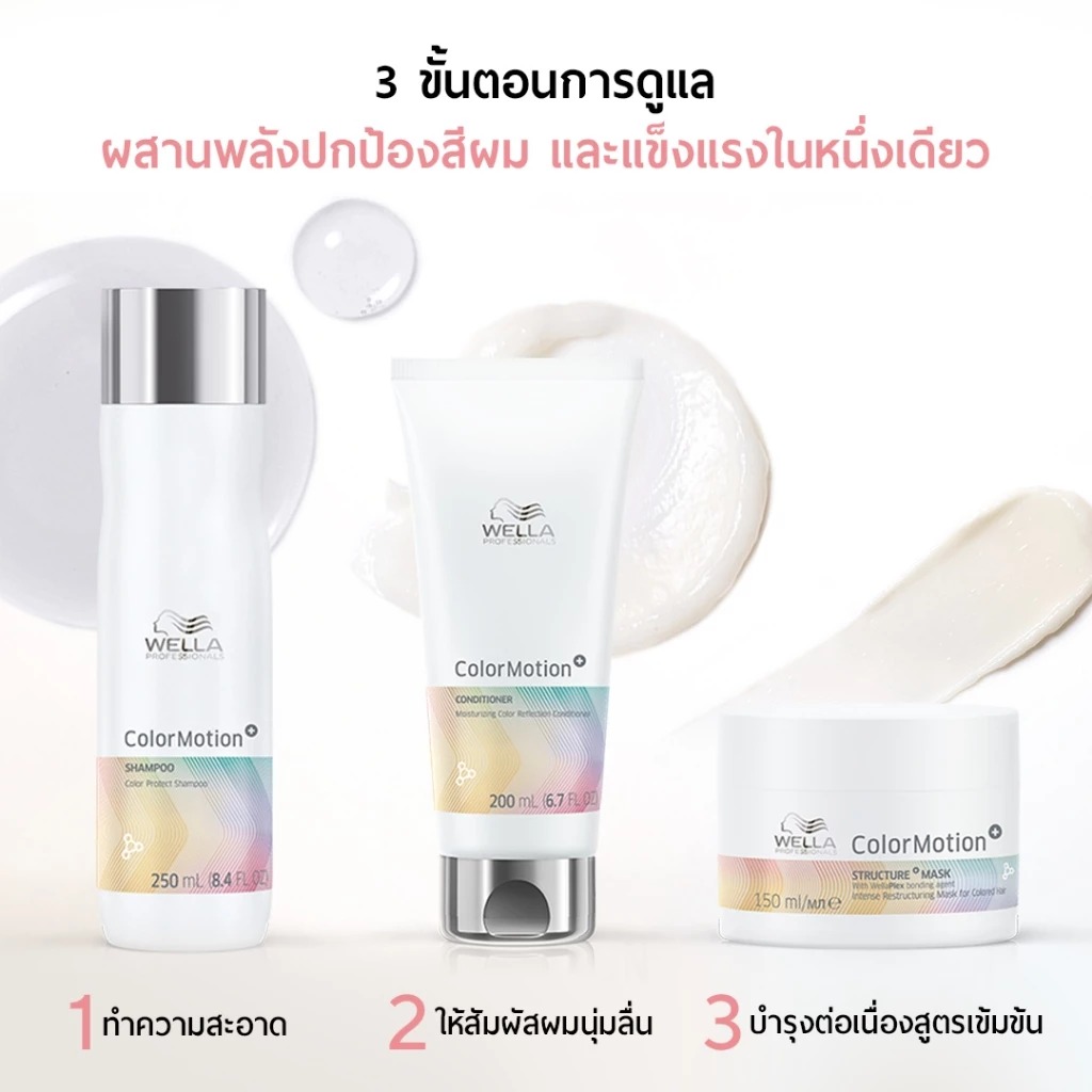 มาส์กบำรุงเส้นผม Wella Professionals ColorMotion+ Structure+ Mask
