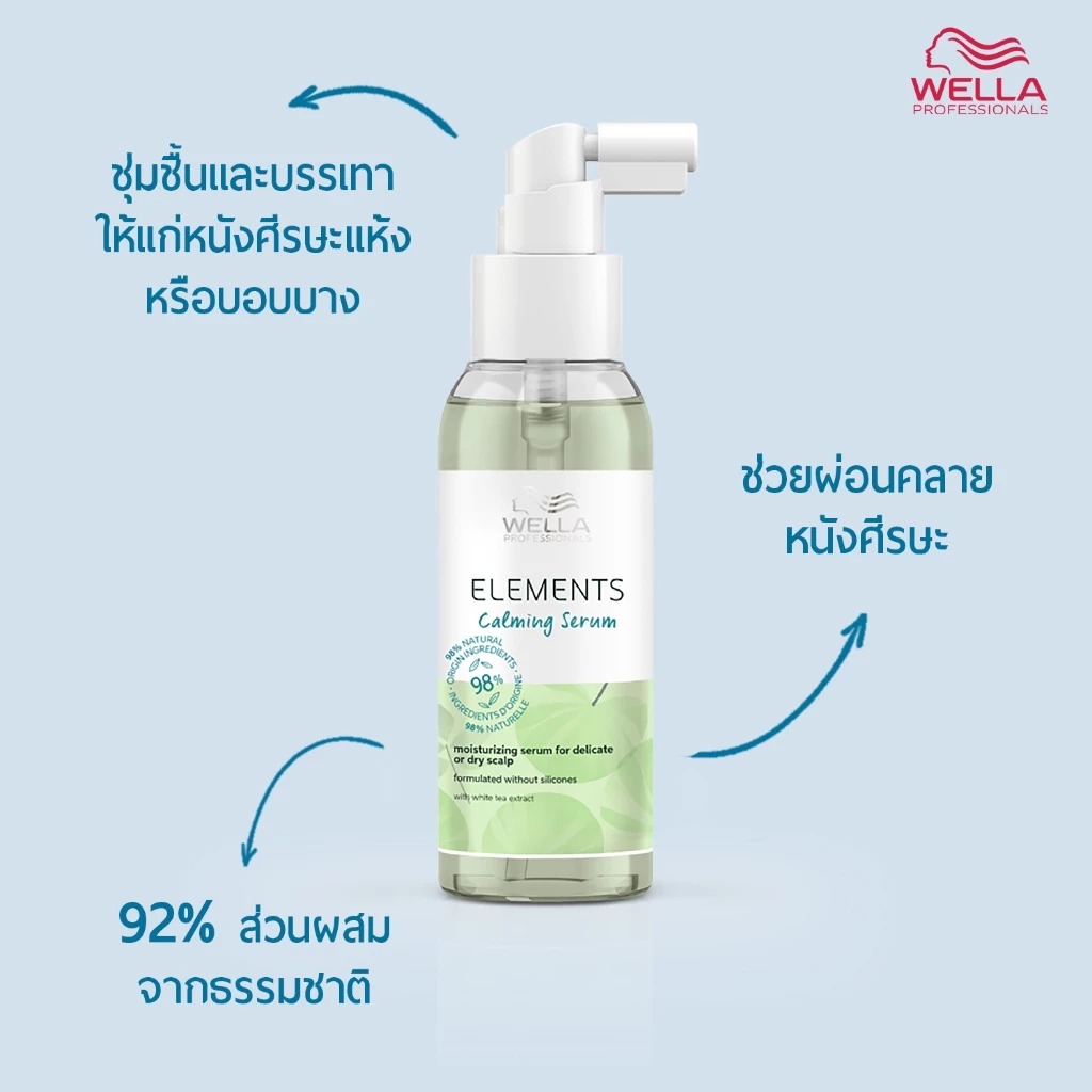 เซรั่มบำรุงหนังศรีษะ Wella Professionals Elements Calming Serum