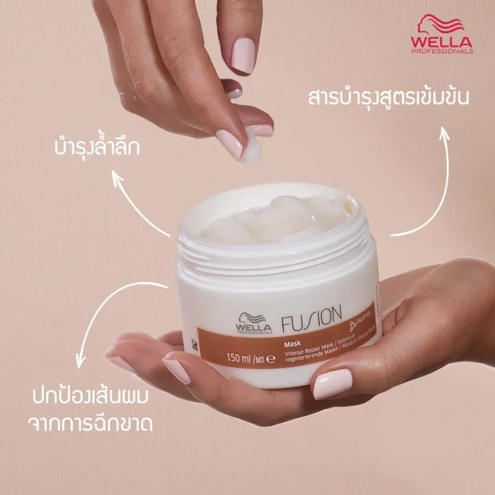 มาส์กบำรุงเส้นผม Wella Professionals Fusion Intense Repair Hair Mask for Damaged Hair