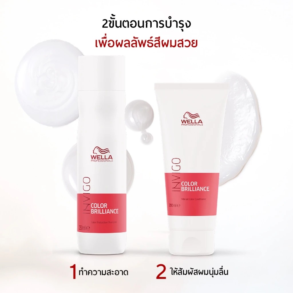 ครีมบำรุงผม Wella Professionals Invigo Color Brilliance Conditioner for Fine/Normal Colored Hai
