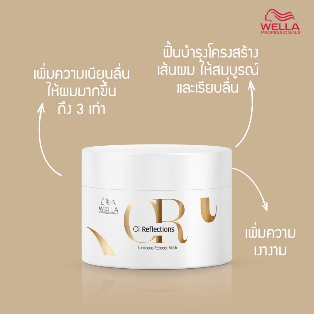 มาส์กบำรุงผม Wella Professionals Oil Reflections Luminous Reboost Hair Mask