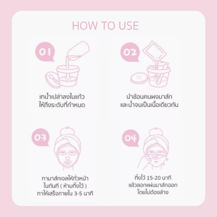 มาสก์เจล WONBE Collagen Premium Firm Modeling Mask
