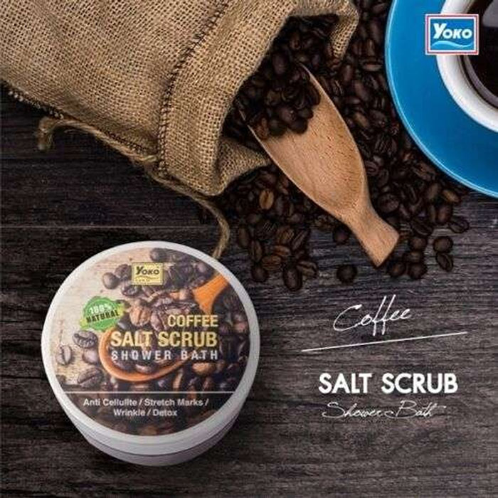 เกลือสปาขัดผิว Yoko Gold Coffee Salt Scrub Shower Bath