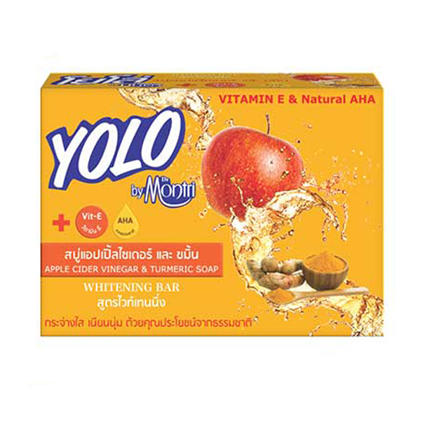 YOLO by Dr.Montri Apple Cider Vinegar & Turmeric Whitening Bar