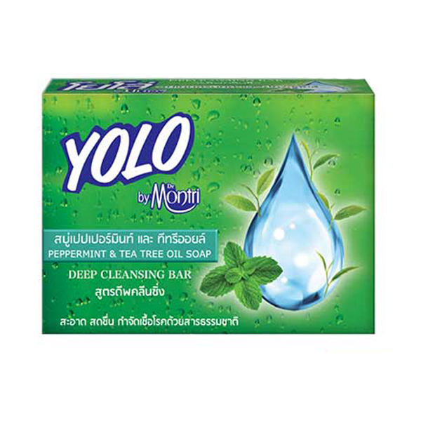 YOLO by Dr.Montri Peppermint & Tea Tree Oil Deep Cleansing Bar