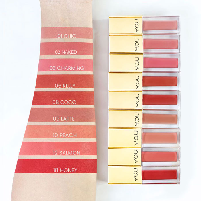 ลิปสติก You Rouge Velvet Matte Lip Cream