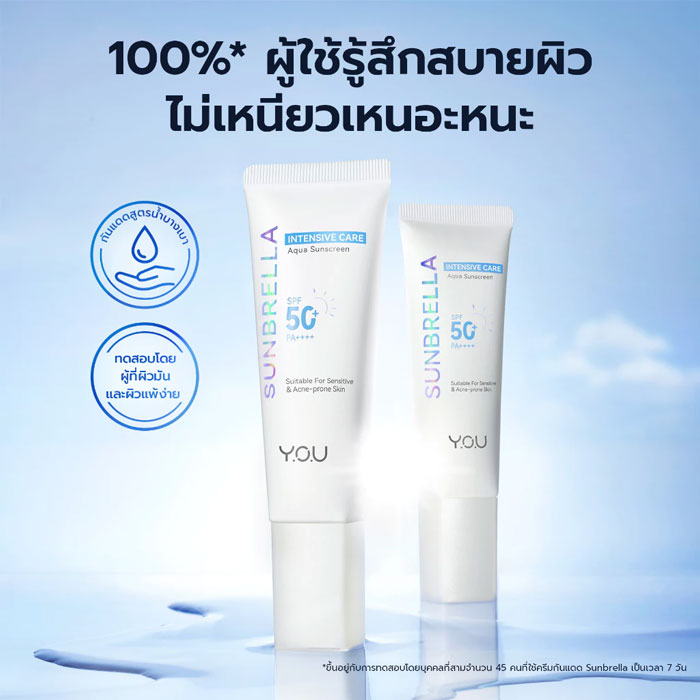 ครีมกันแดด You Sunbrella Intensive Care Aqua Sunscreen