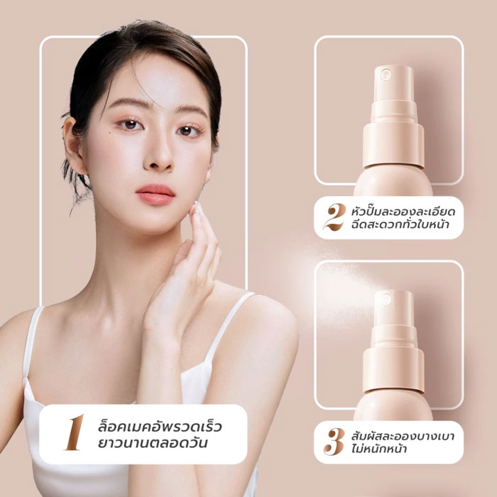 สเปรย์ล็อคเมคอัพ You Noutri Wear + Makeup Setting Spray