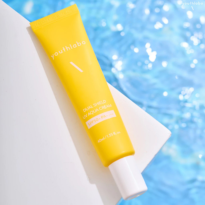 ครีมกันแดด YOUTHLABO Dual Shield UV Aqua Cream SPF50+ PA++++