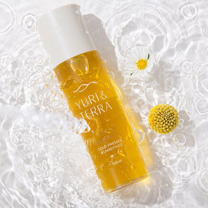 YURI & TERRA Single Origin Jojoba Oil (COLD-PRESSED & UNREFINED) ออยล์ มอบความชุ่มชื้นและสร้างสมดุลผิว