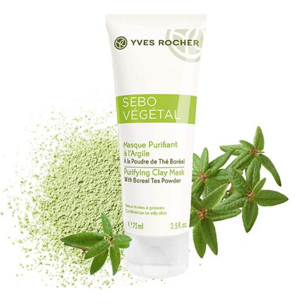 Yves Rocher Sebo vegetal Purifying Clay Mask