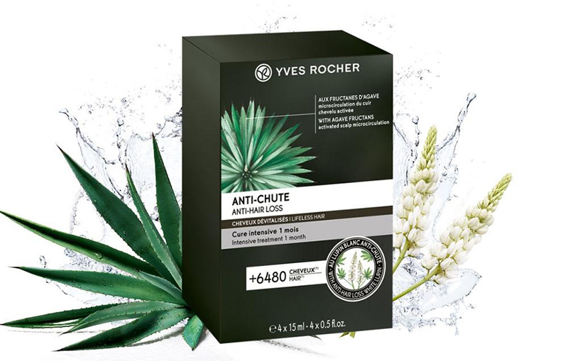 เซรั่มลดผมขาดหลุดร่วง Yves Rocher Anti-Hair Loss Therapy 1 Month