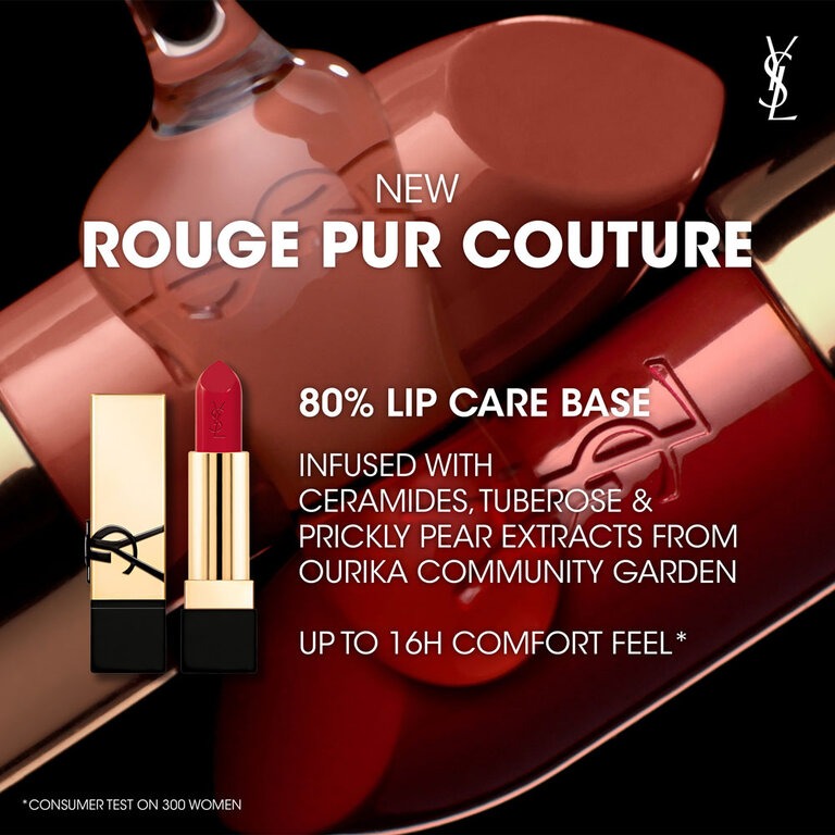 ลิปสติก Yves Saint Laurent Rouge Pur Couture Pure Color-in-Care Satin Lipstick