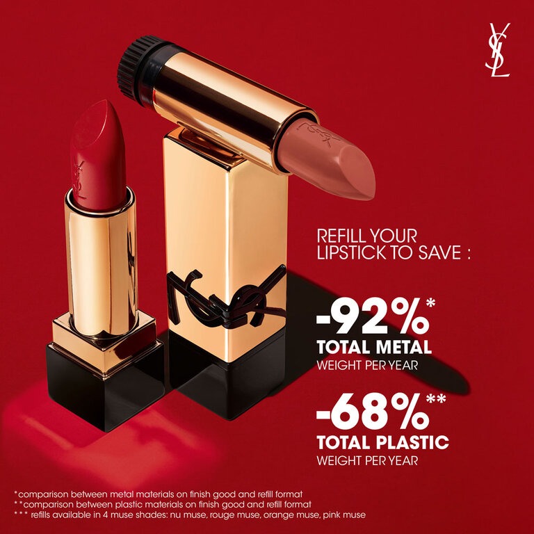 ลิปสติก Yves Saint Laurent Rouge Pur Couture Pure Color-in-Care Satin Lipstick