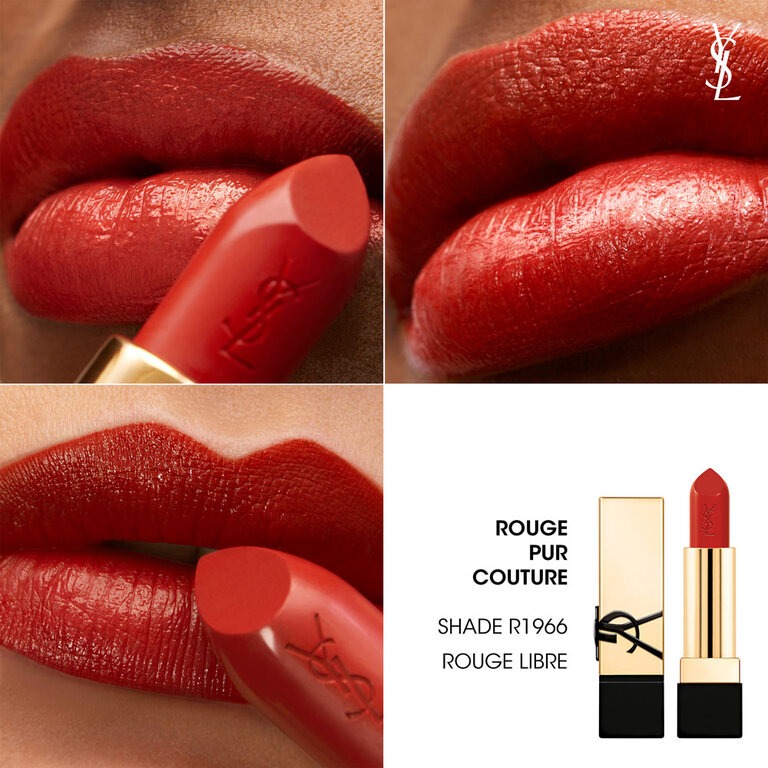 ลิปสติก Yves Saint Laurent Rouge Pur Couture Pure Color-in-Care Satin Lipstick