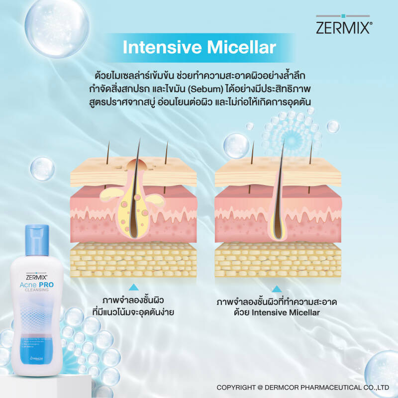 เจลล้างหน้า Zermix Acne Pro Cleansing