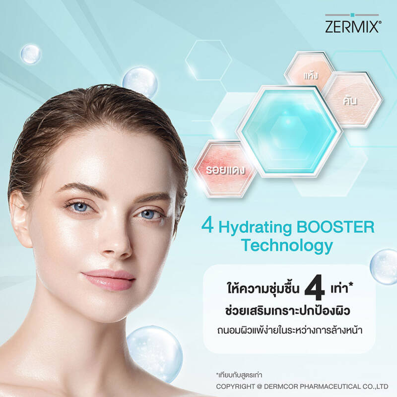 เจลล้างหน้า Zermix Cleansing Gel D-Panthenol