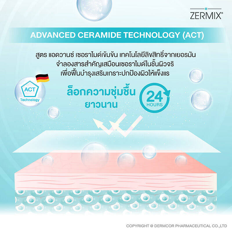 ครีมมอยส์เจอไรเซอร์ Zermix Cream