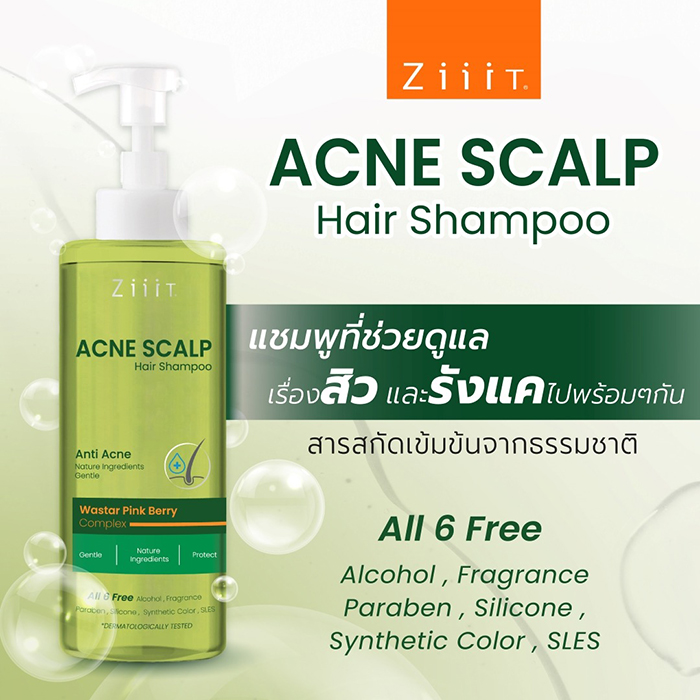 แชมพู ZiiiT Shampoo Acne Scalp Hair