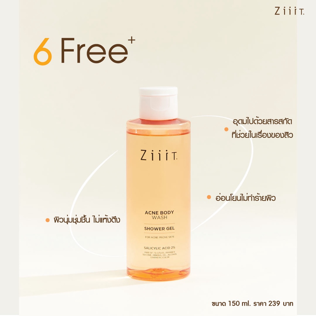 เจลอาบน้ำ Ziiit Acne Body Wash