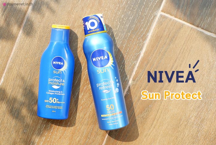 กันแดด Nivea Sun Protect & Moisture Body SPF50 PA    