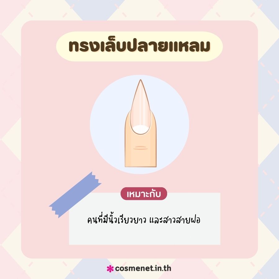 ทรงเล็บปลายแหลม