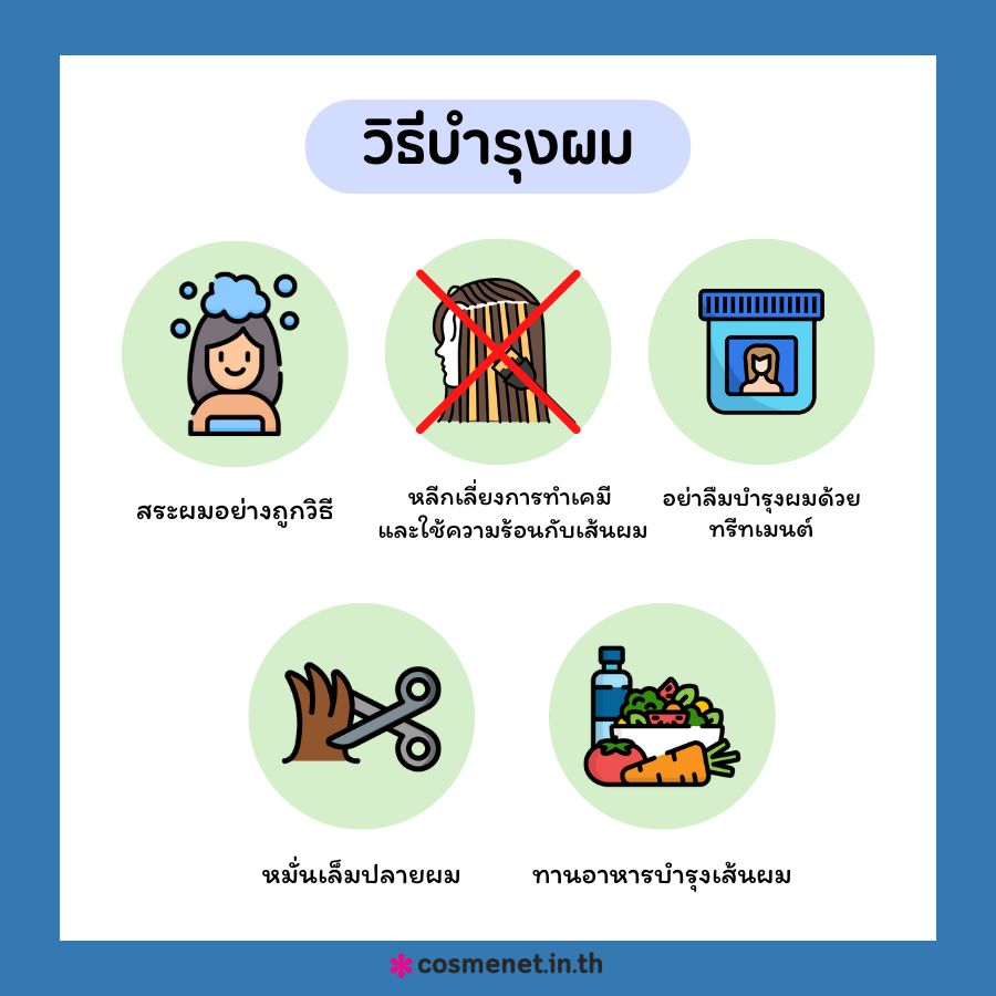 วิธีบำรุงผม