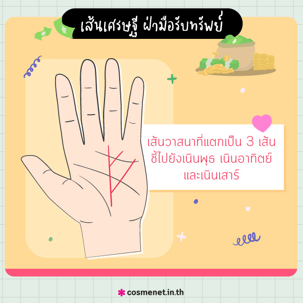 ลายมือคนรวย ลายมือเศรษฐี โหงวเฮ้ง มือรับทรัพย์ ลายมือคนโชคดี