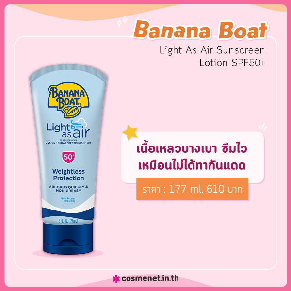 โลชั่นกันแดดทาตัว Banana Boat