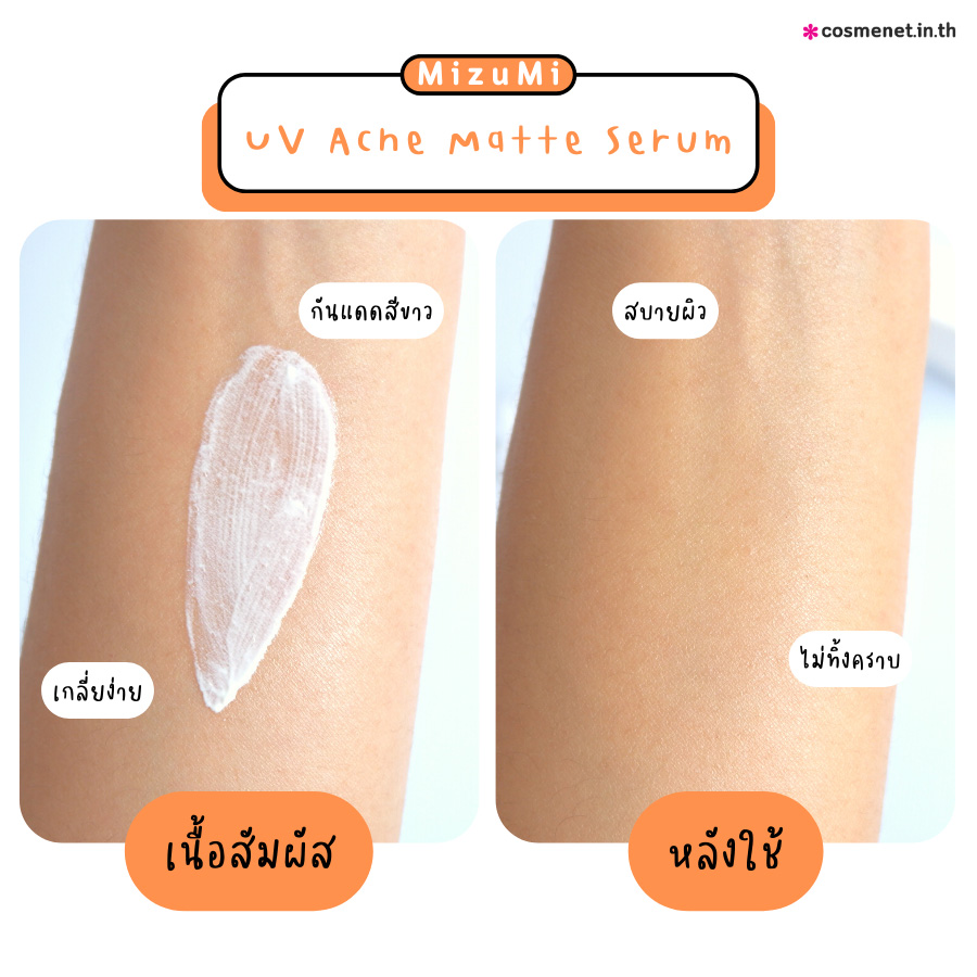 รีวิว MizuMi เซรั่มไฮยา MizuMi เซรั่มกันแดด Mizumi ซองสีม่วง MizuMi ซองสีส้ม