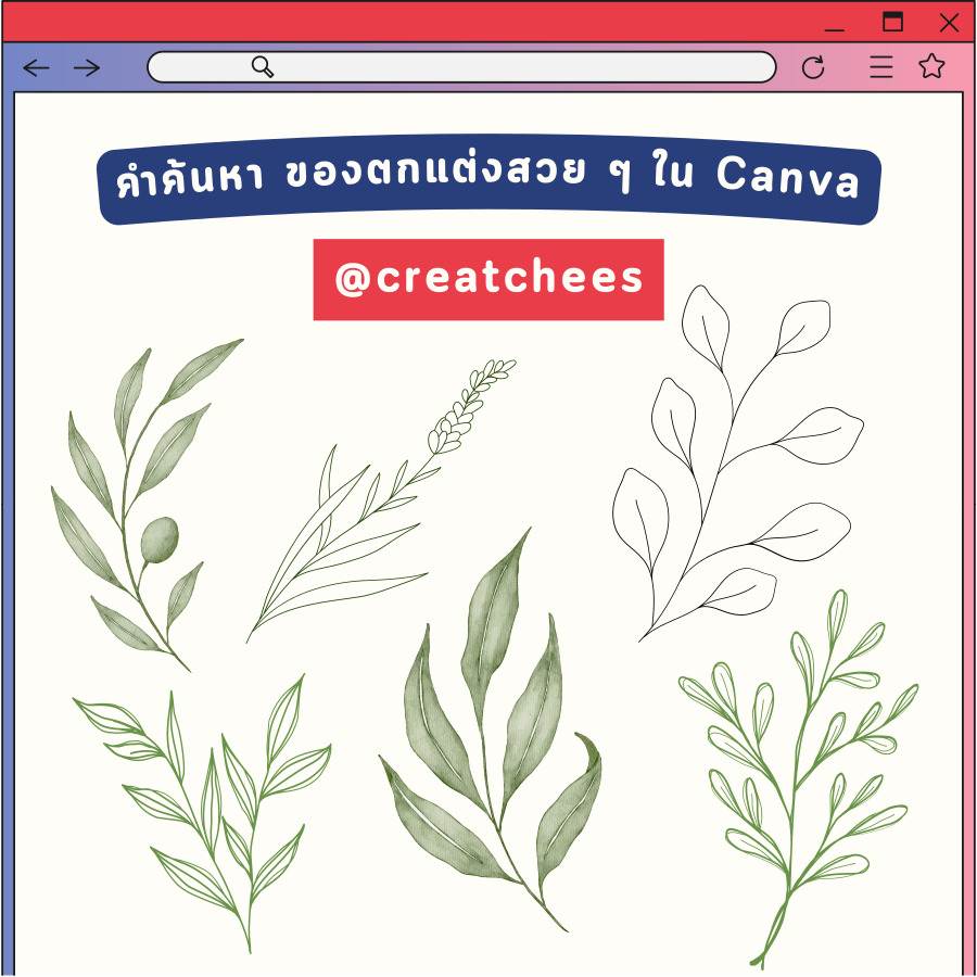 คำค้นหา ของตกแต่ง Canva สวย ๆ