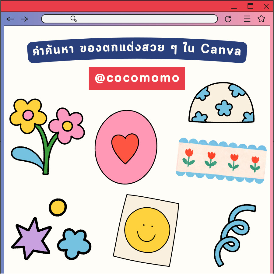 คำค้นหา ของตกแต่ง Canva สวย ๆ