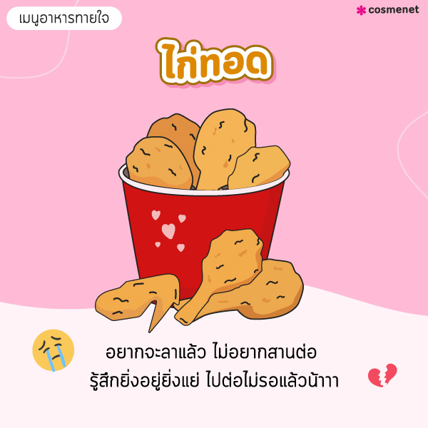 เกมส์ทายใจจากอาหารที่ชอบ ไก่ทอด